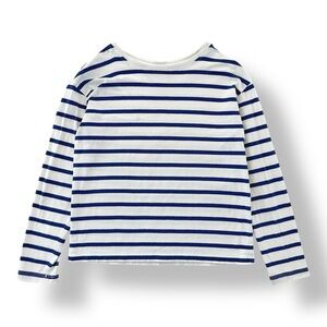 Hanna Andersson | Long Sleeve Nautical Navy and White Striped Tee (10)